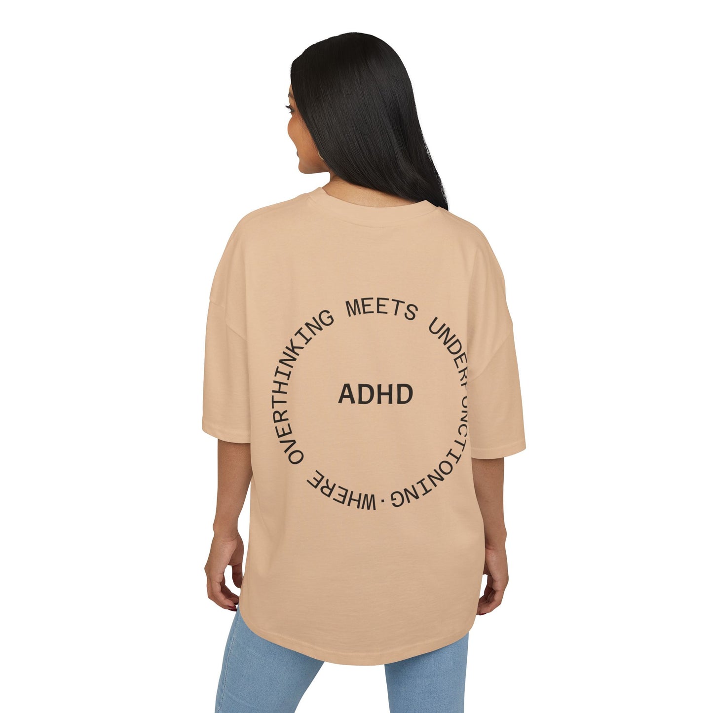 Statement Shirt - ADHD Mind, Oversized Unisex Neurodivergenz Tee