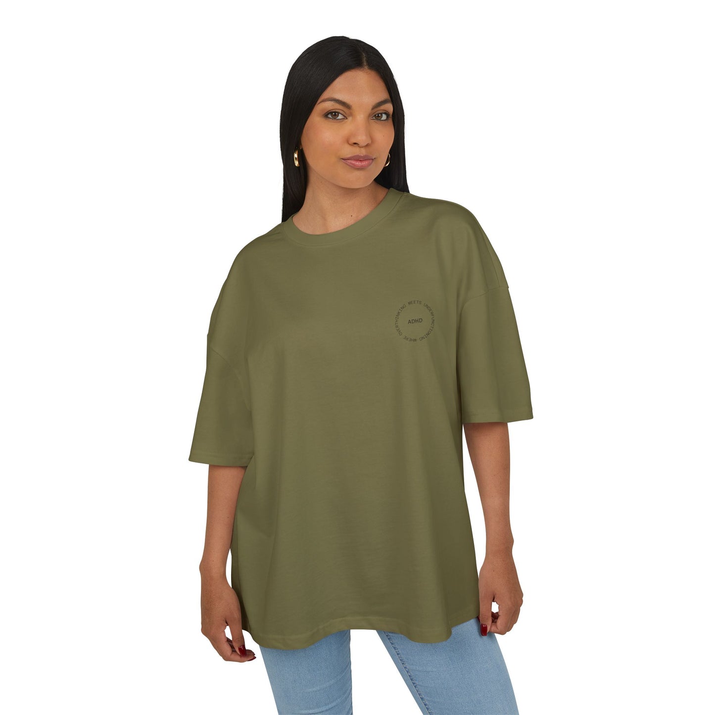 Statement Shirt - ADHD Mind, Oversized Unisex Neurodivergenz Tee