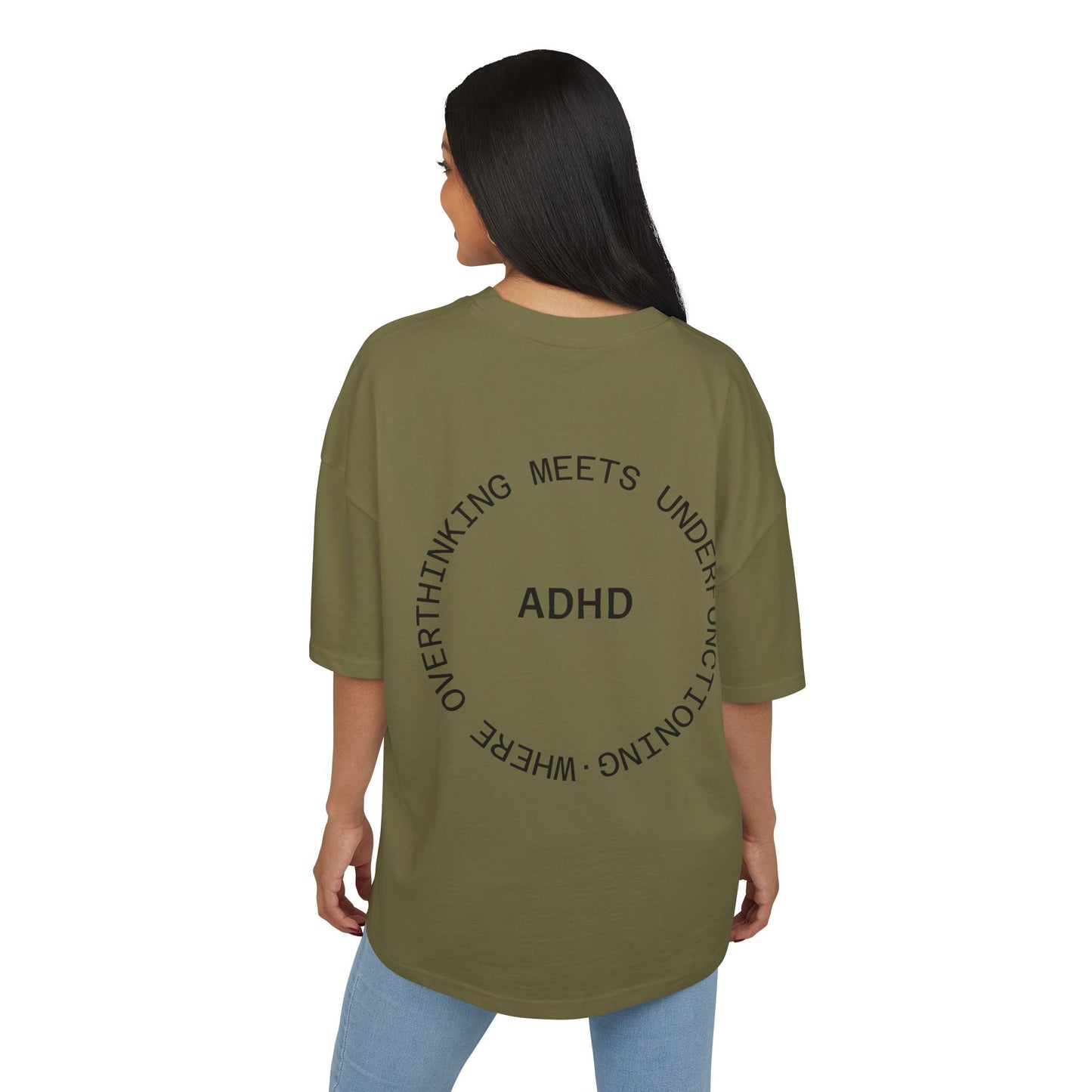 Statement Shirt - ADHD Mind, Oversized Unisex Neurodivergenz Tee