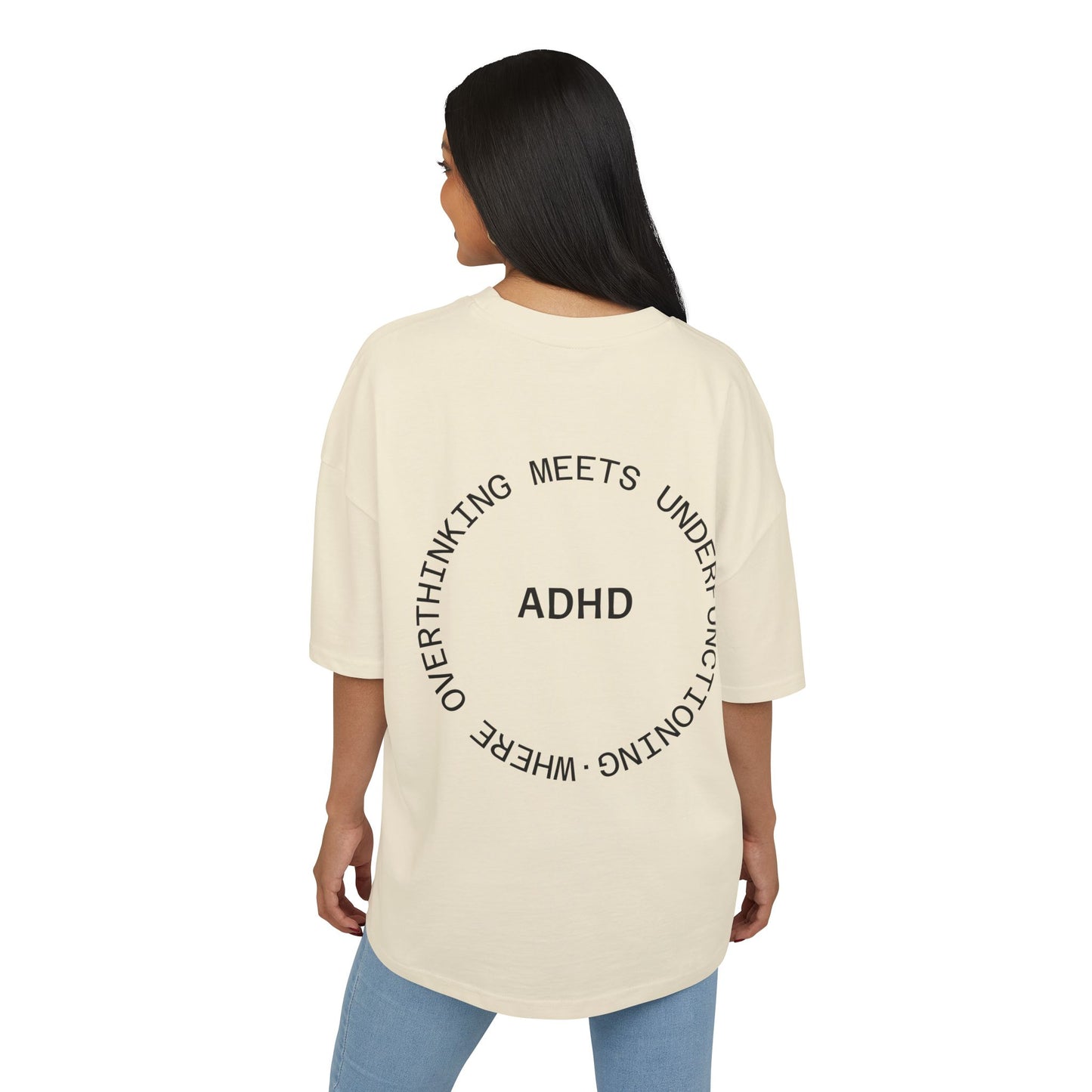 Statement Shirt - ADHD Mind, Oversized Unisex Neurodivergenz Tee