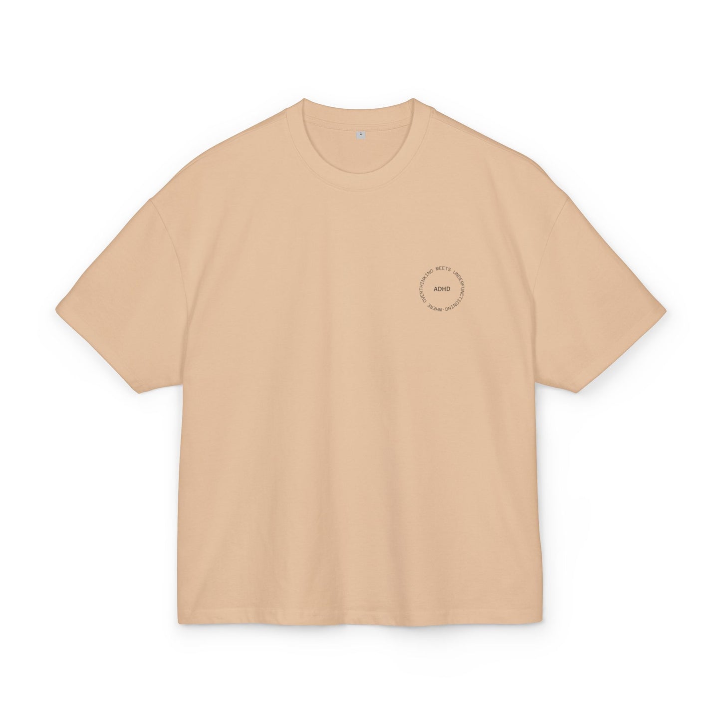 Statement Shirt - ADHD Mind, Oversized Unisex Neurodivergenz Tee