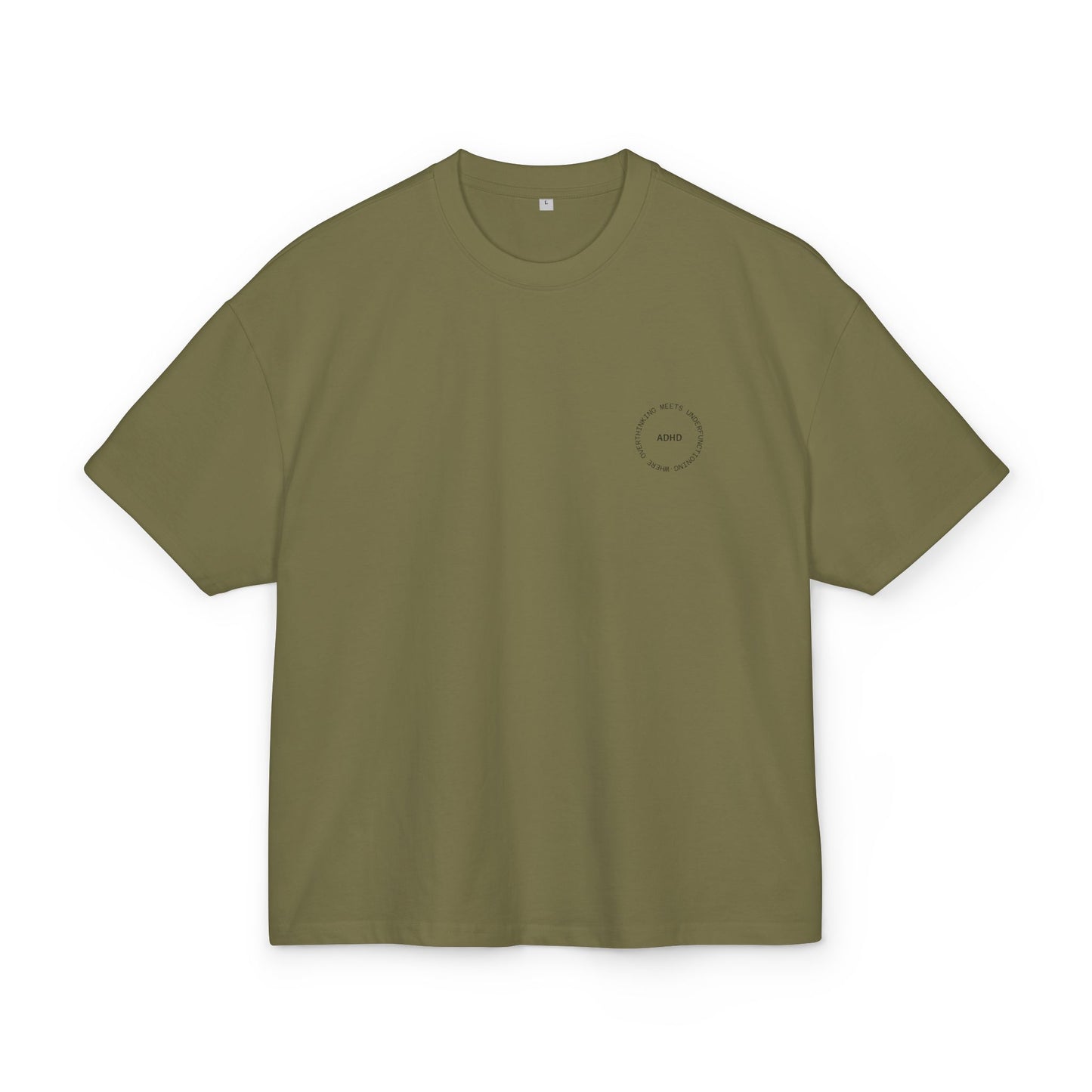 Statement Shirt - ADHD Mind, Oversized Unisex Neurodivergenz Tee