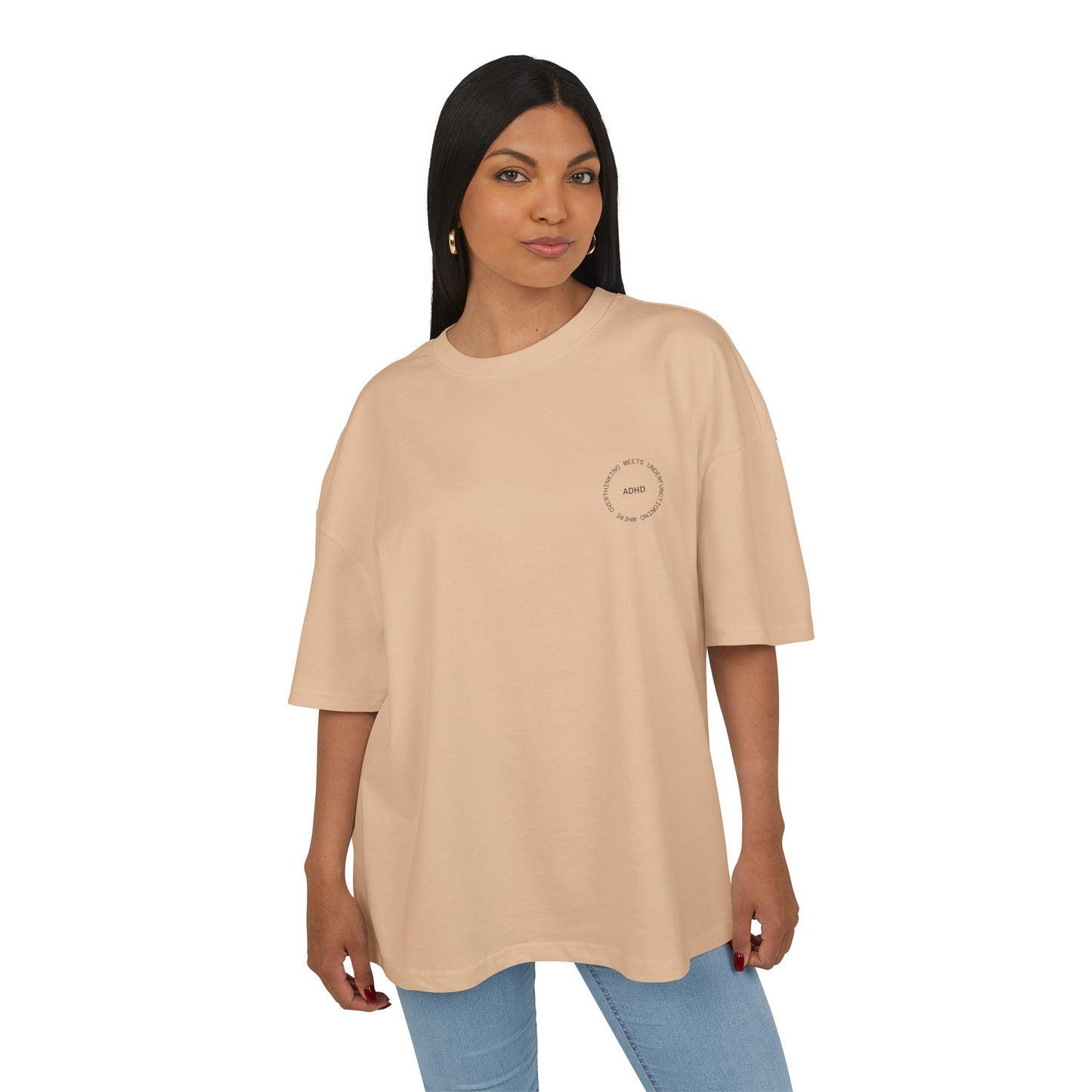 Statement Shirt - ADHD Mind, Oversized Unisex Neurodivergenz Tee