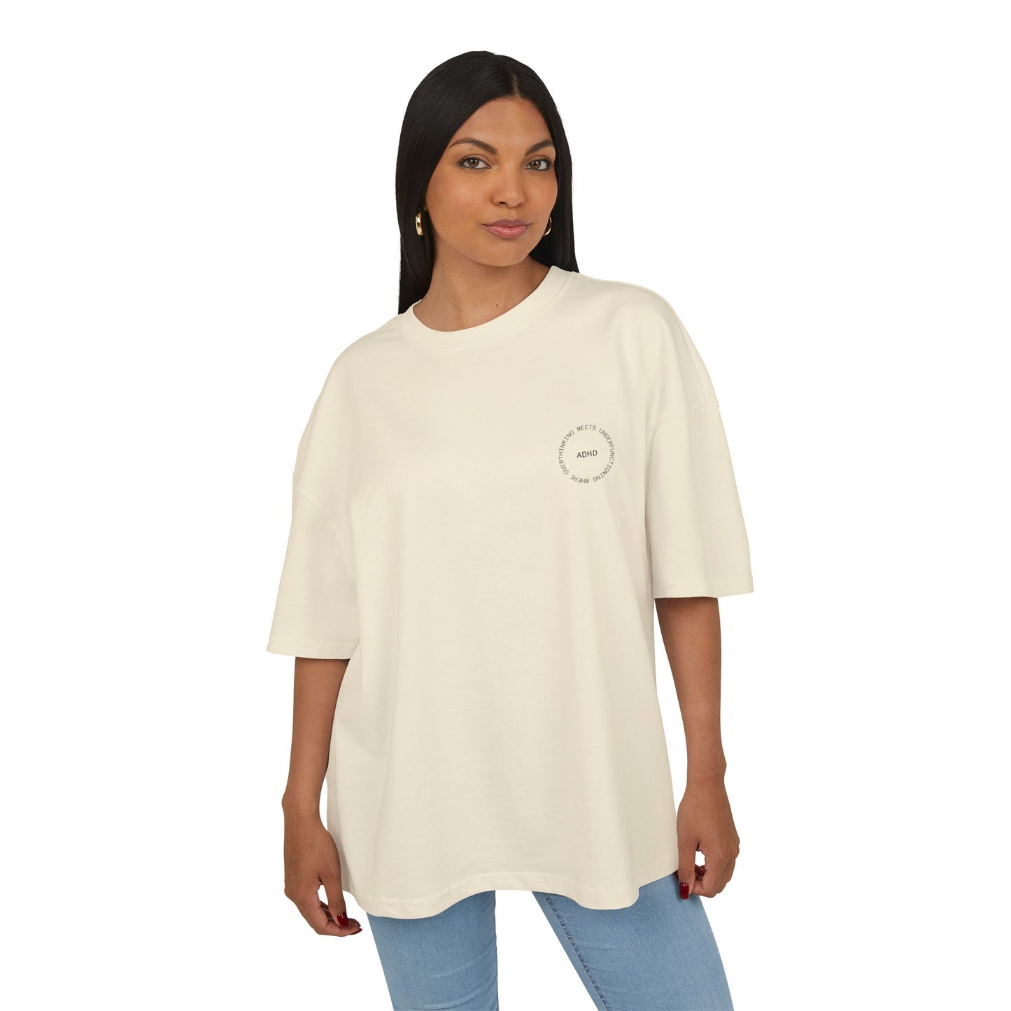 Statement Shirt - ADHD Mind, Oversized Unisex Neurodivergenz Tee